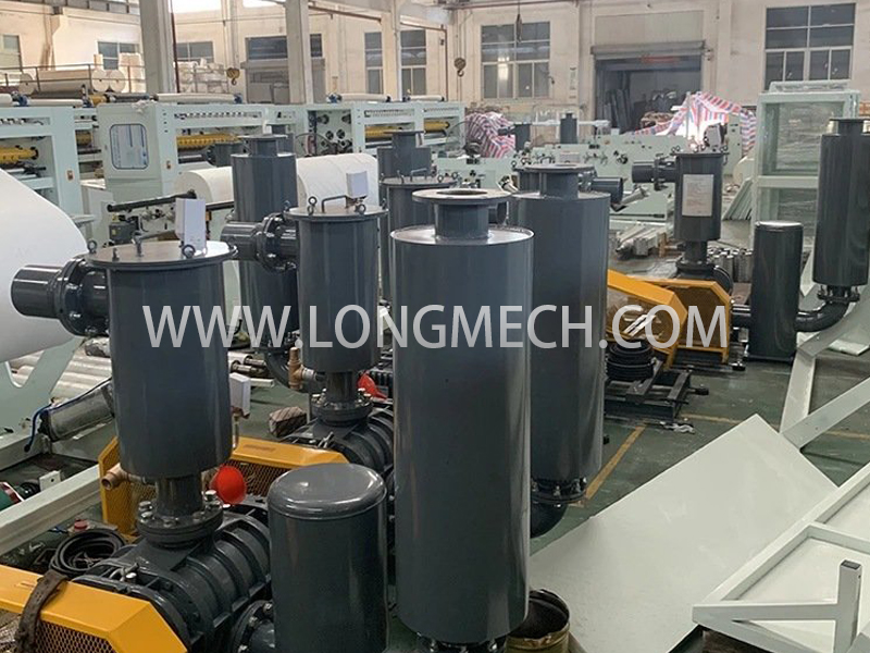 Longmech Roots vacuum pump in Paper Industry