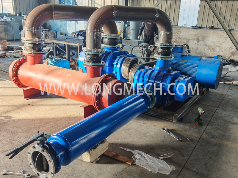 Double-stage Roots blower